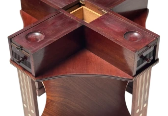 Vienna Secession Chess Table or Game Table, 1900s